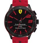 Ferrari Men's Analog-Digital Scuderia XX Ultraveloce Red Silicone Strap Smart Watch 48mm 0830376