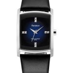 Armitron Men's Crystal Accent Black Leather Strap Watch 32mm 20