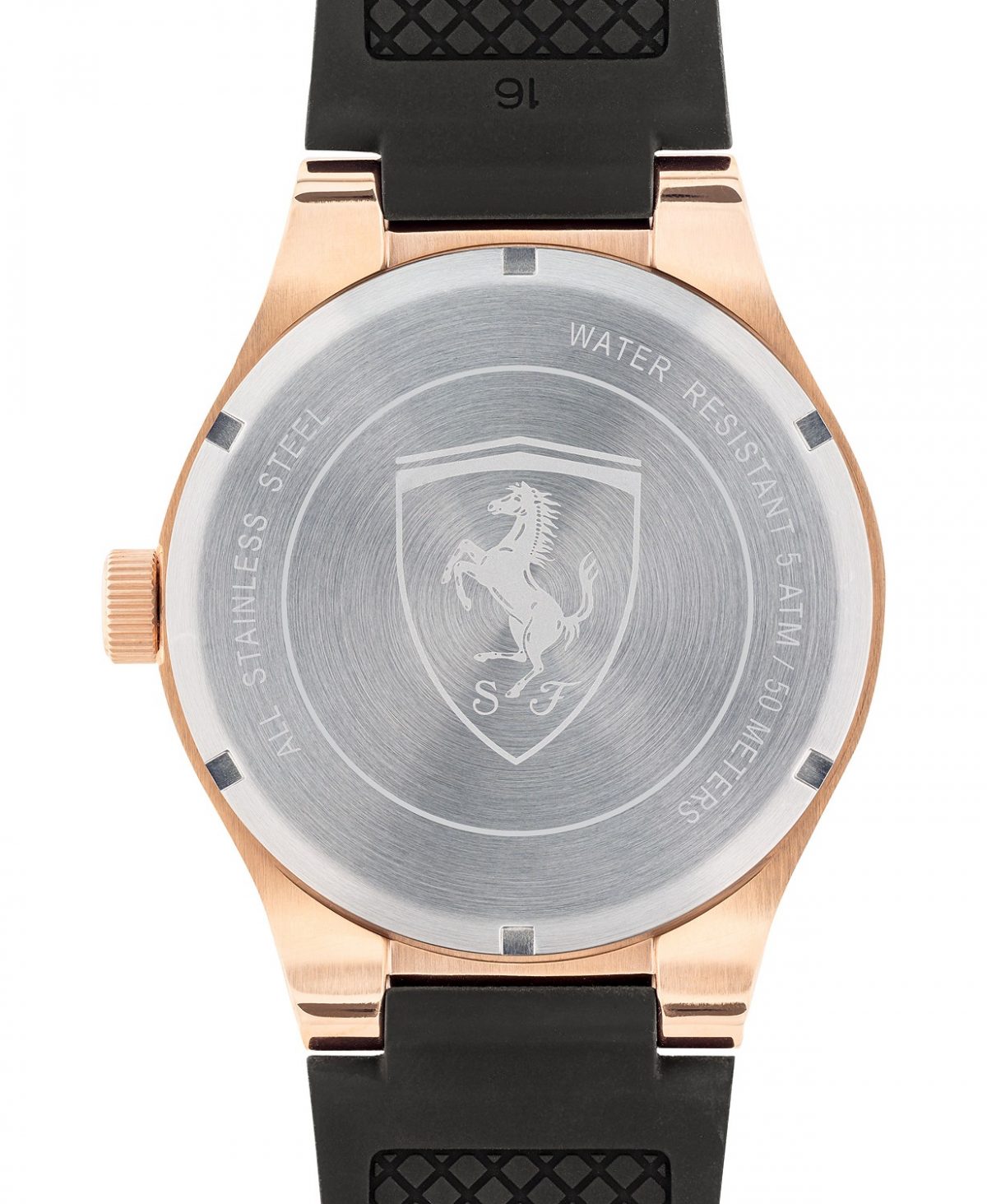 Ferrari Men's Speciale Multi Black Silicone Strap Watch 44mm - Image 4