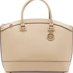 Anne Klein New Recruits Dome Satchel Oatmeal
