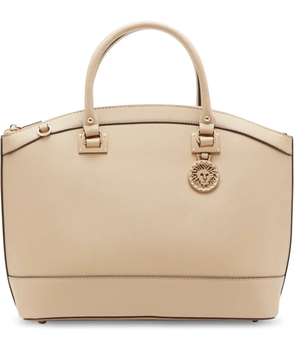 Anne Klein New Recruits Dome Satchel Oatmeal
