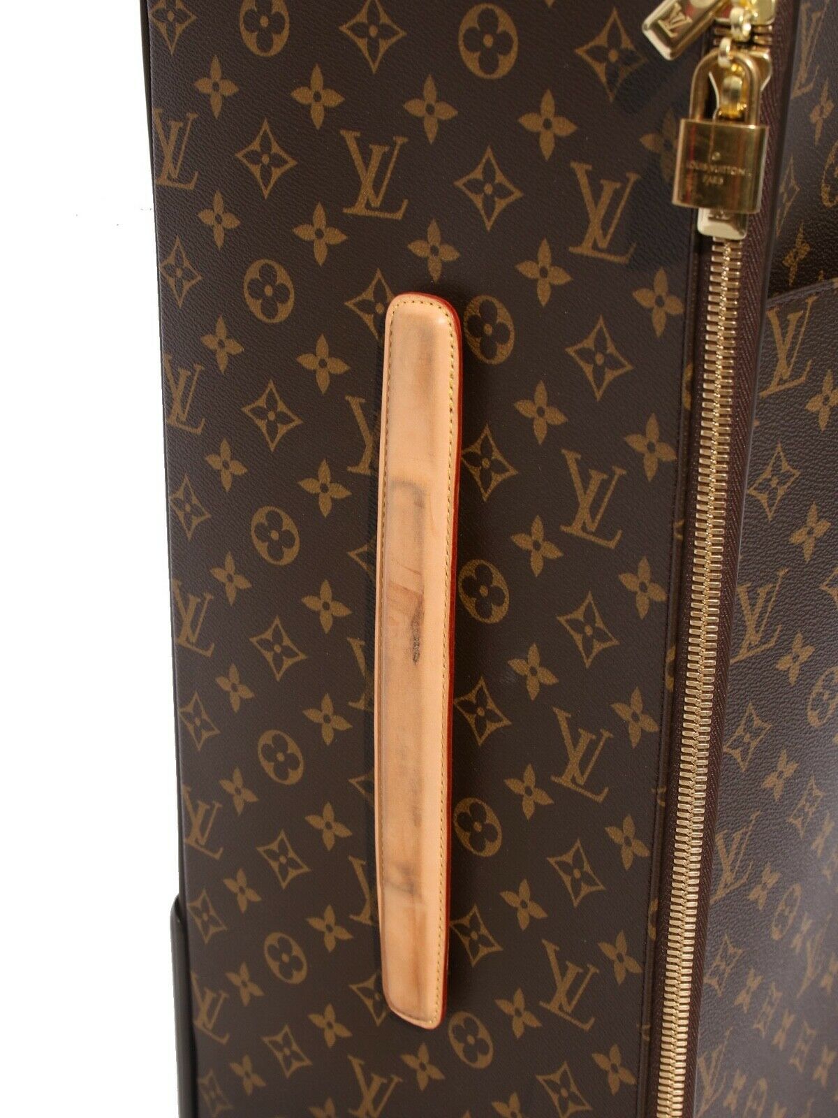 Louis Vuitton Pegase Luggage 65 Monogram canvas Brown Leather ref.536779 -  Joli Closet