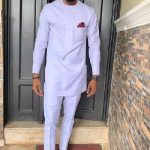 White Kaftan African Wedding Style