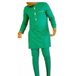 Green African Wear Outfit