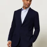 Birch Barberis Regular Fit Navy 2 Piece Suit