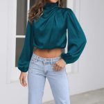 Turtleneck Crop Top