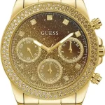Guess Gold Stainless Steel Watch
